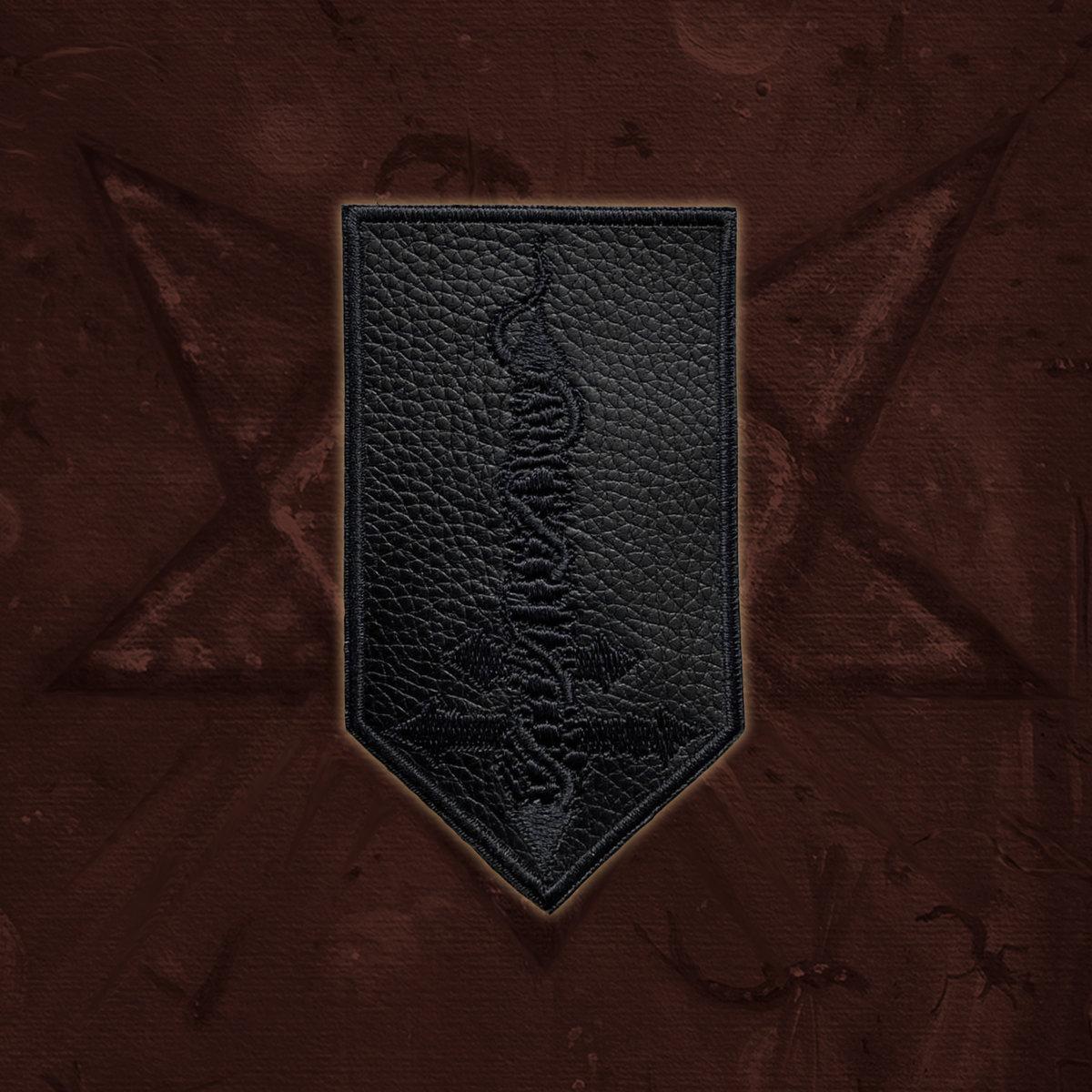 To The Last Sunset At The Gates Of Collapse Downcross Patch Chevron