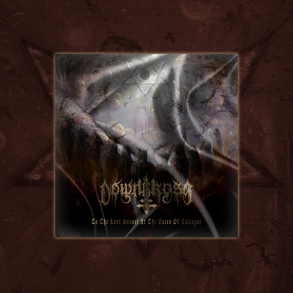 To The Last Sunset At The Gates Of Collapse Flag