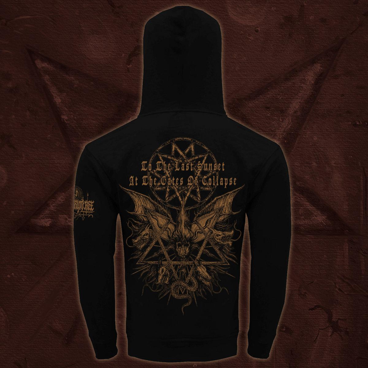 To The Last Sunset At The Gates Of Collapse Hoodie (Back)